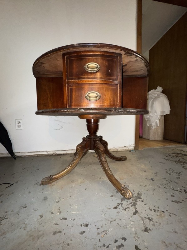 Gorgeous Mahogany Drum Table gallery