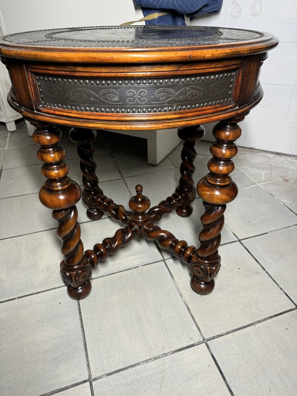Theodore Alexander, Side Table With Twisted Legs gallery