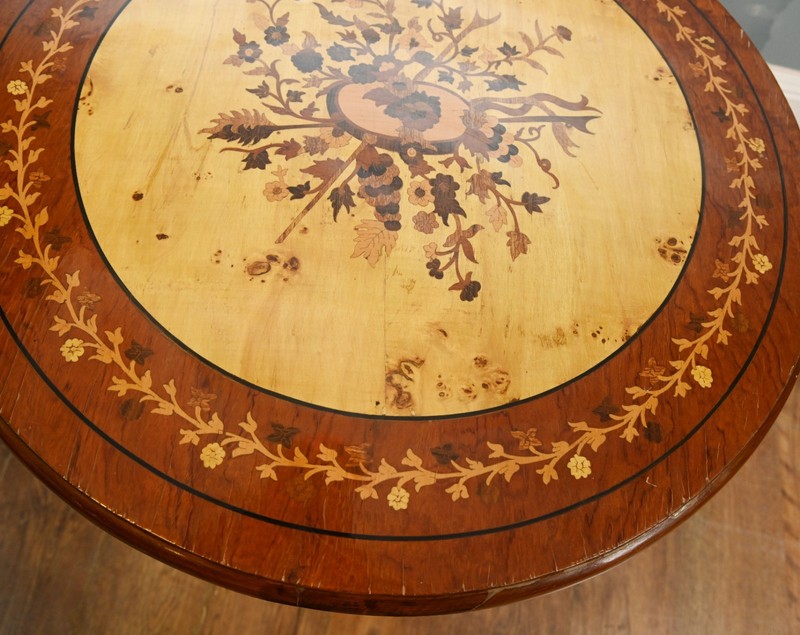 Louis XVI Side Table Inlay Occasional gallery