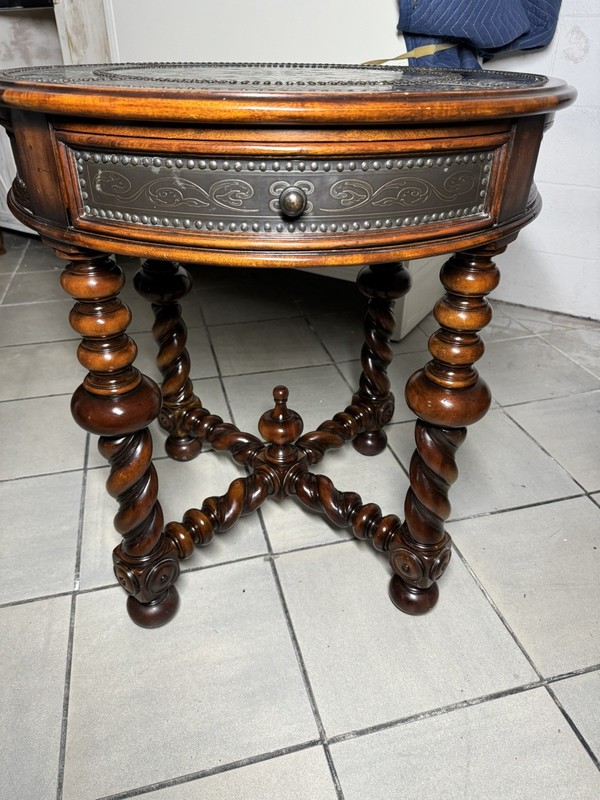 Theodore Alexander, Side Table With Twisted Legs