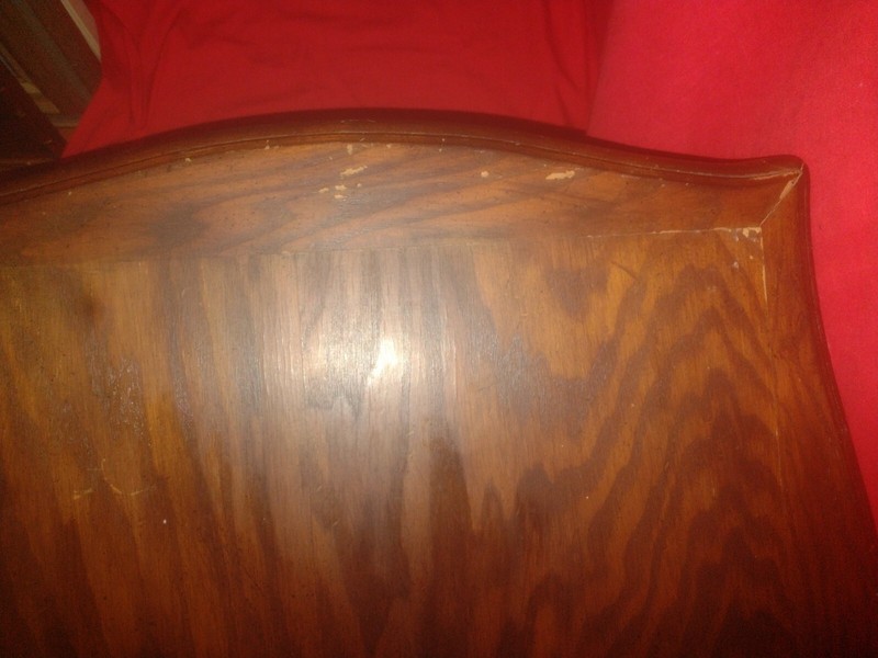 Vintage Brown Carved Legs End Table. gallery