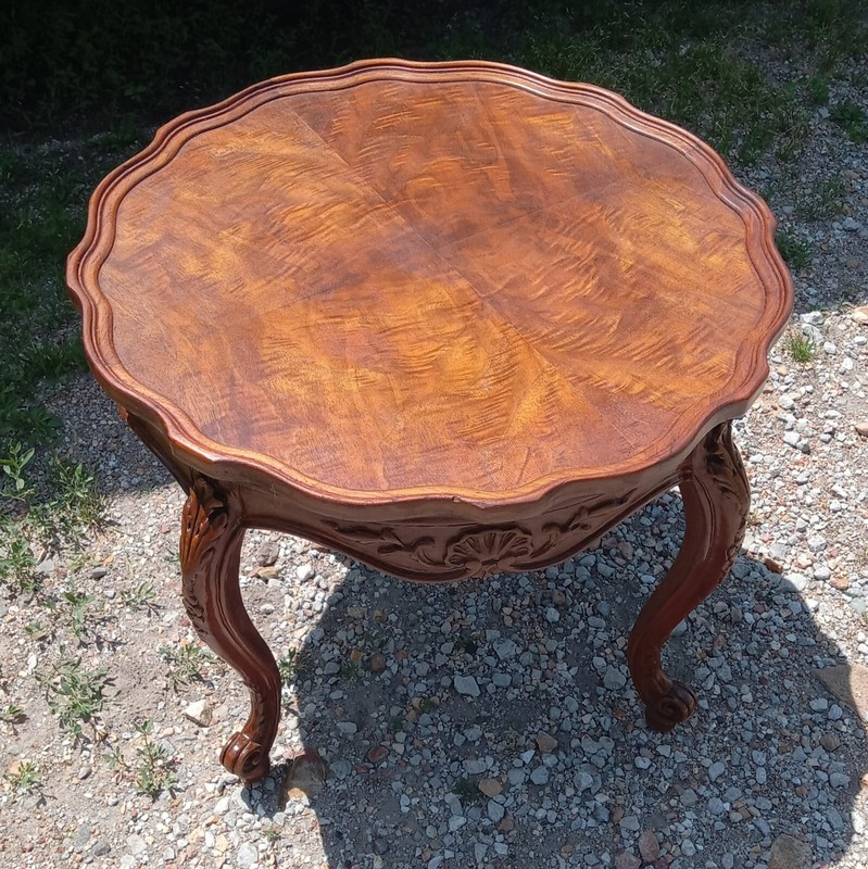 Walnut Book Match Veneer Coffee Table (CT-424) gallery