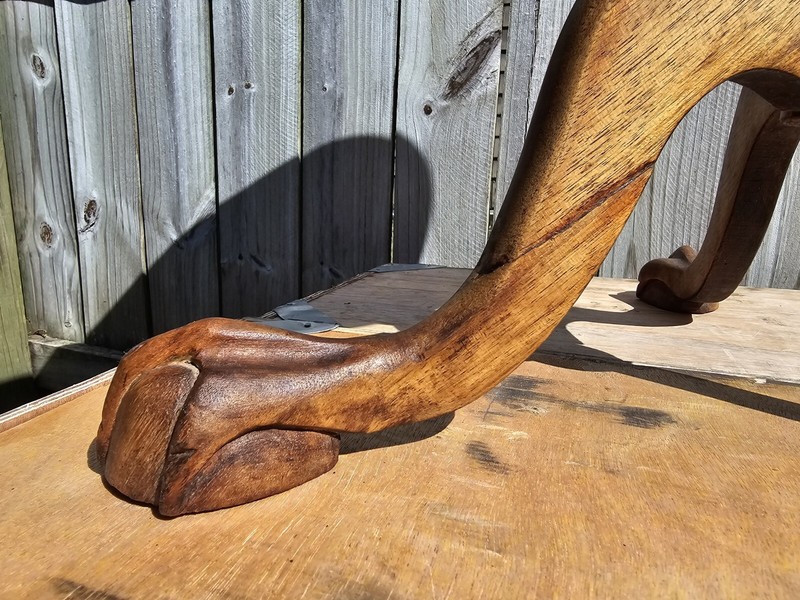Antique American Chippendale Style Tilt-Top, Ball And Claw Side Table gallery
