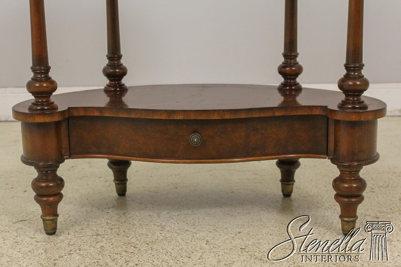 L58343: MAITLAND SMITH Mahogany Regency Style 3 Tier Table gallery