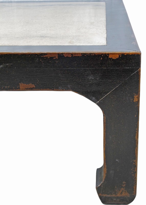 Vintage Marble Top Asian Coffee Table gallery