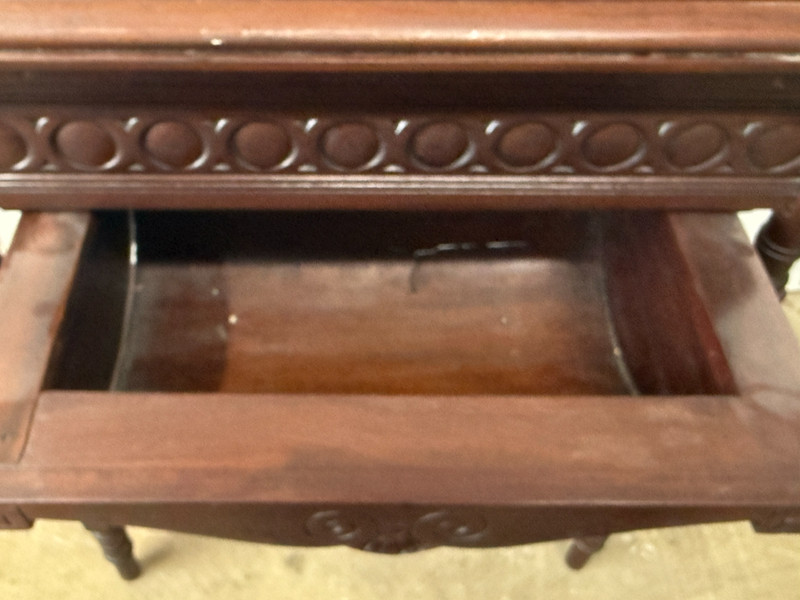 antique mahogany aesthetic period victorian eastlake sewing stand table project gallery