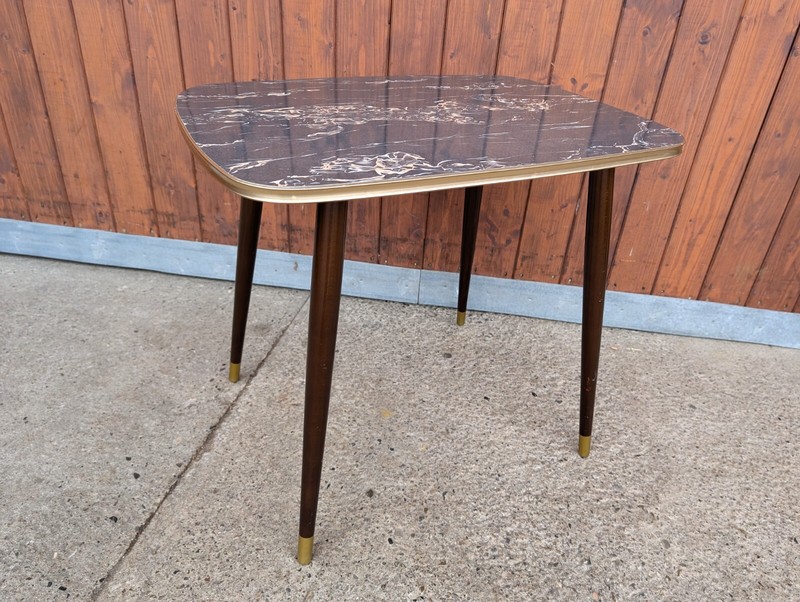 50s Vintage Kidney Table Coffee Table Rockabilly Retro 50s
