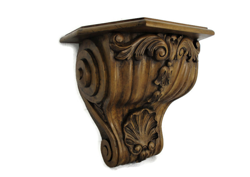 Hand Carved Wooden Wall Hall Console Small table Ornate Stunning Willy De Hond