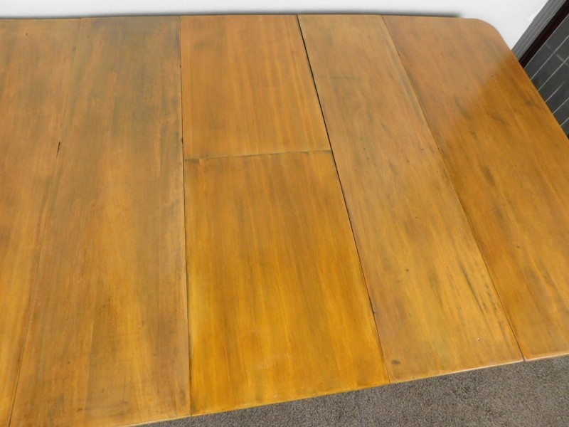 Antique Elm Finish 40s Jacobean Turned Gate Leg Drop Side Ext Dining Table SHIPS gallery