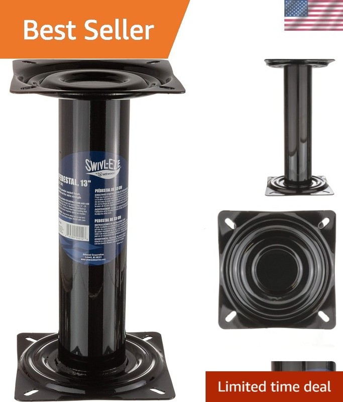 Universal Fit Stability Pedestal Seat - Easy Install for Boating Enthusiasts