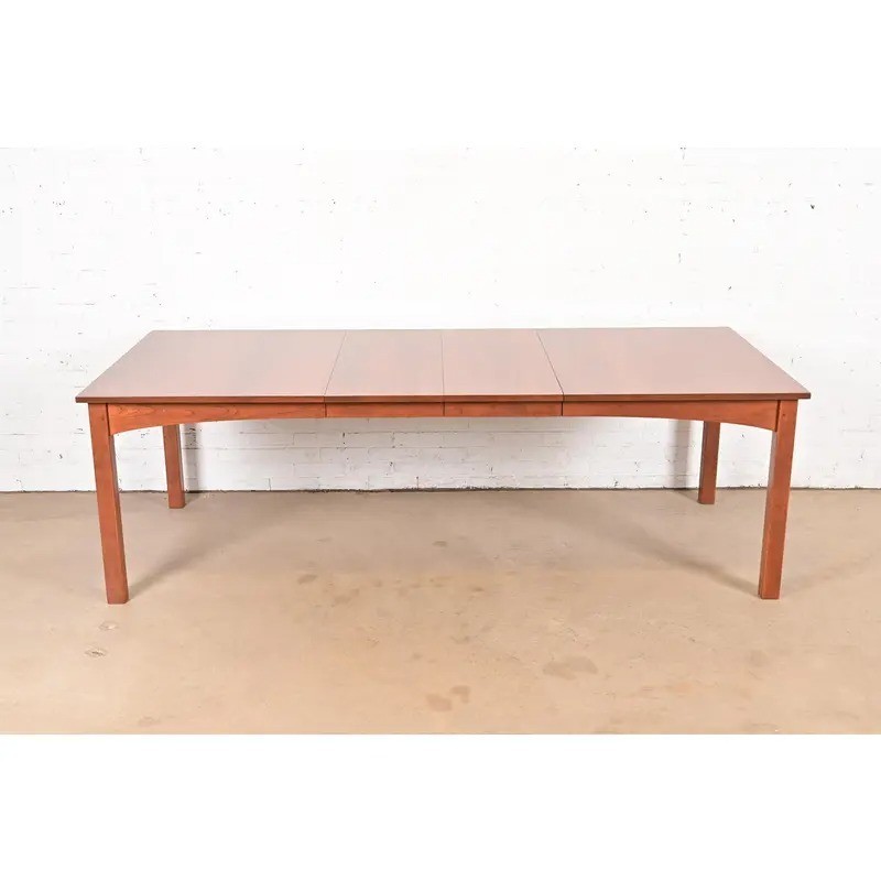 Stickley Harvey Ellis Cherry Wood Extension Dining Table, Newly Refinished gallery