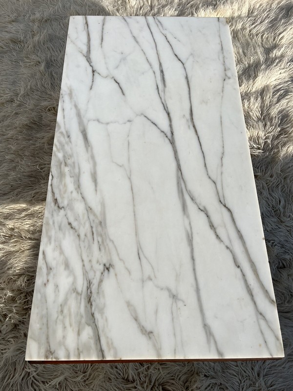 Vintage Mid-Century Modern Italy Marble Top Coffee Table Lane Rhythm Danish Styl gallery