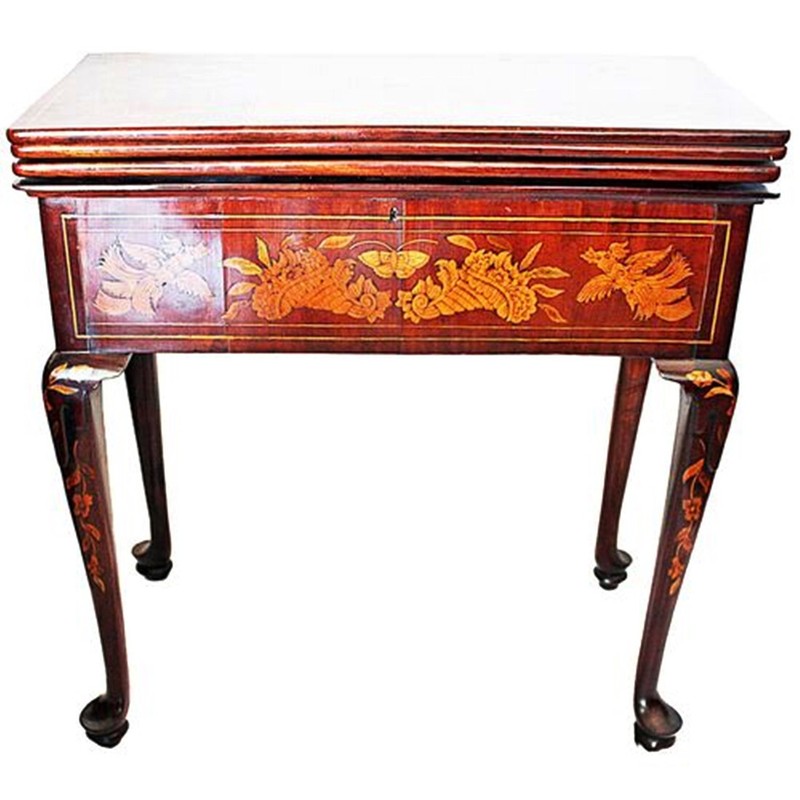 Late 18th Century Dutch Triple Fliptop Game Table Desk