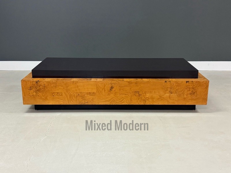 Paul Evans Burl Ash Patchwork Coffee Table