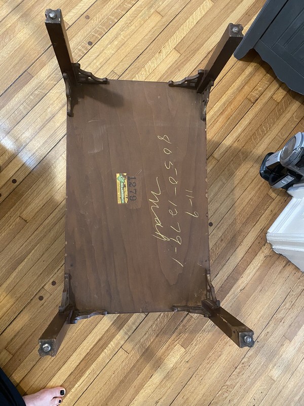 Imperial Grand Rapids RARE Mahogany ANTIQUE "Spider Web" themed 3 Tier Table gallery