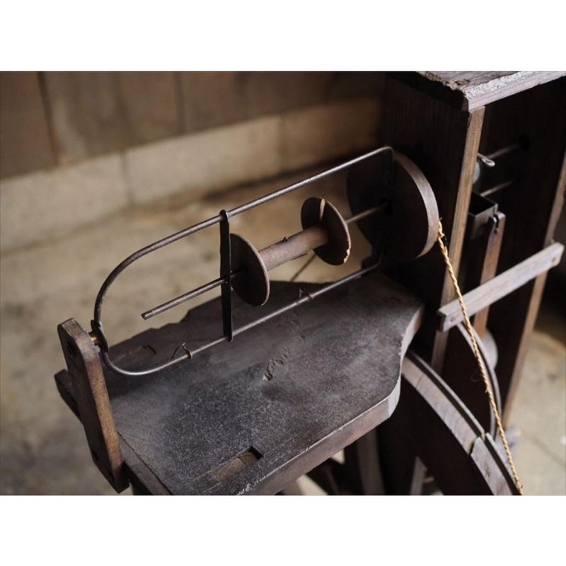 Antique Japanese Mechanical Thread Winder Meiji Era Koro-ten Used K23883 gallery