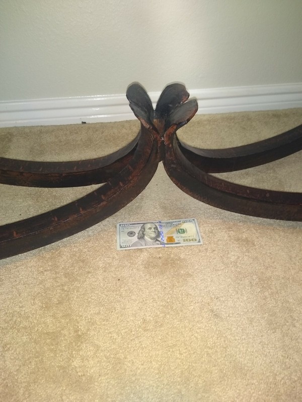 Exquisite reclaimed wood Table with iron details gallery