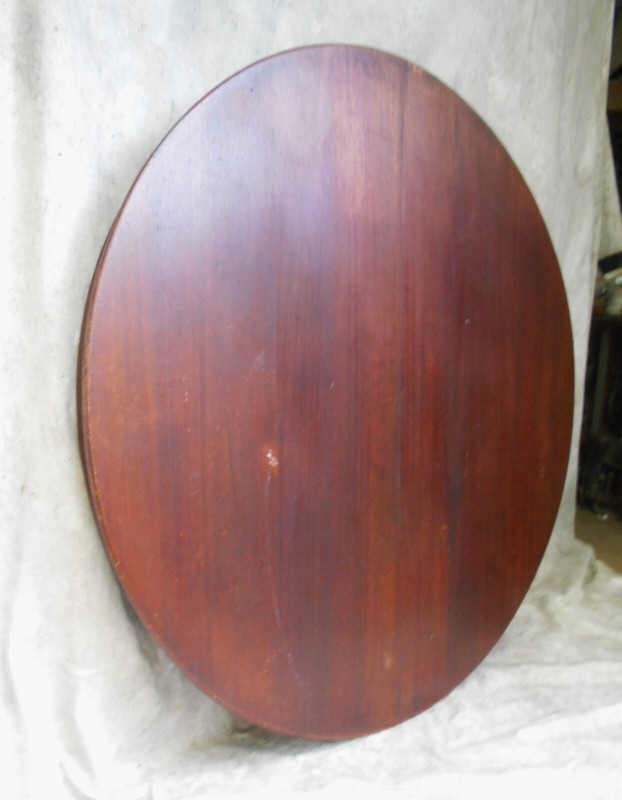 ANTIQUE SOLID MAHOGANY CLAW FOOT EXTENSION DINING TABLE~4 LEAVES gallery