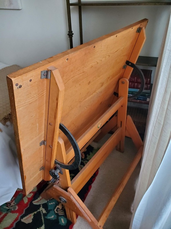 Vintage Anco Bilt Wood Drafting Table gallery