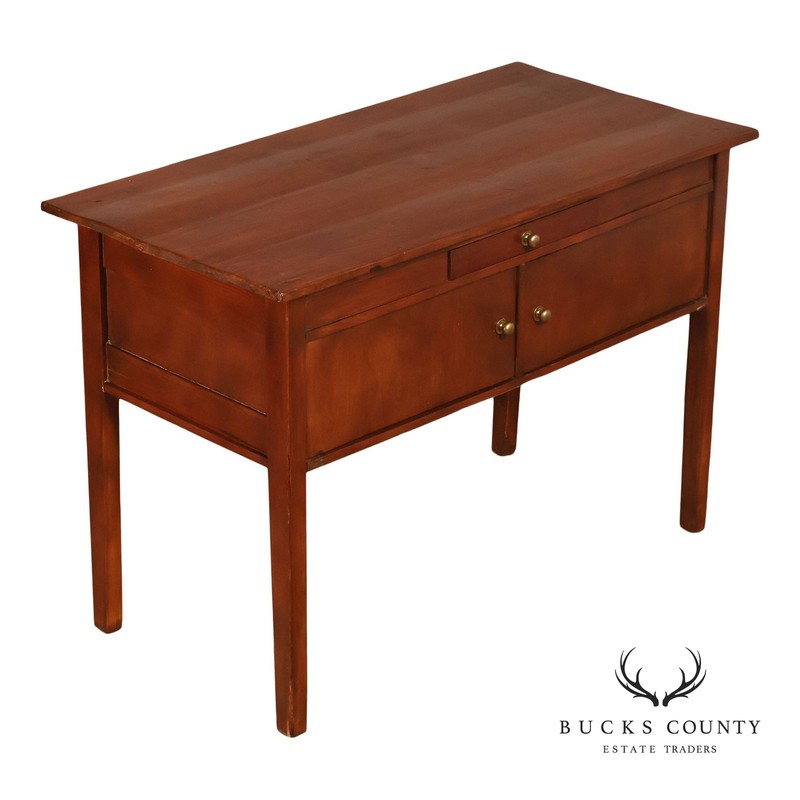 Antique American Bench Made Server Table