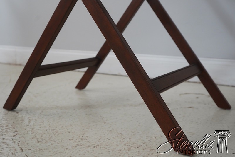 72624: BAKER Mahogany Chippendale Style Butlers Tray Table gallery