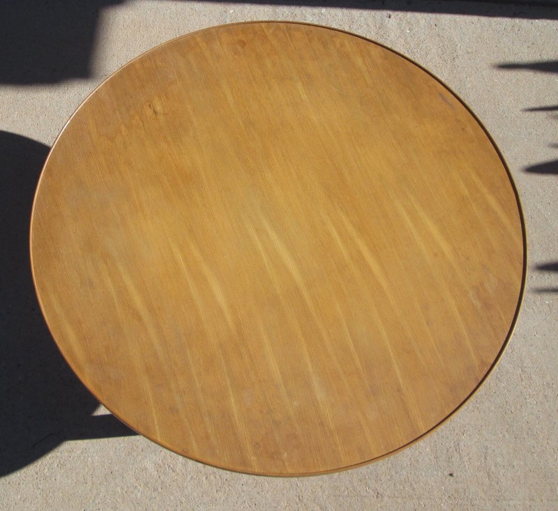 Edward Wormley Drexel Precedent Cocktail Table 36-3/4 inch Diameter Mid Century gallery