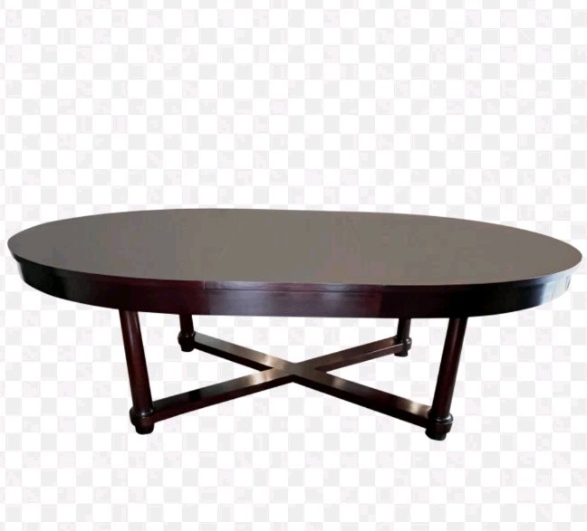 Barbara Barry for Baker Art Deco Extension X Base Dining Table with 2 Leaves USA