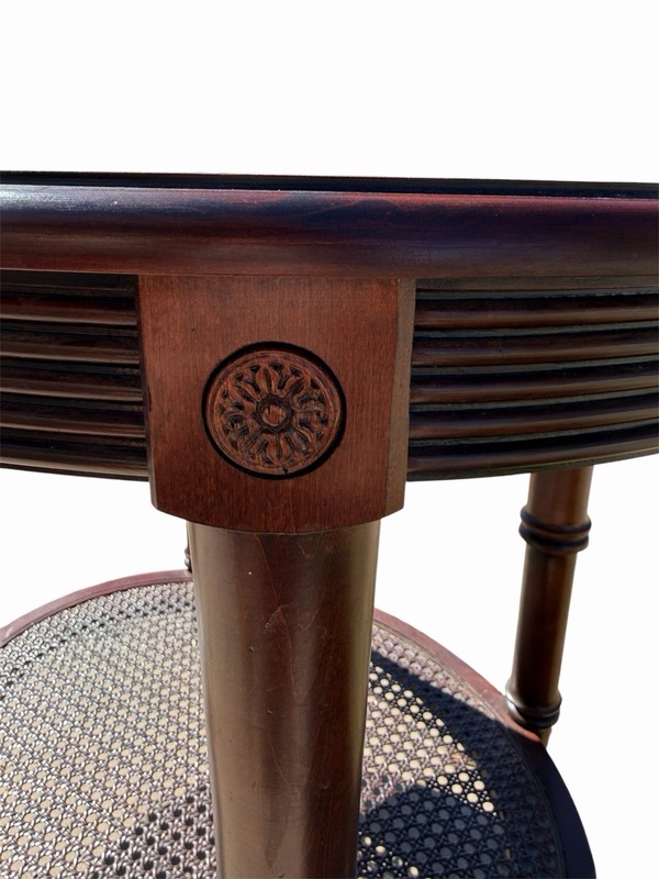 Ethan Allen British Classics Old World Treasures Accent Oval End Table #29-8923 gallery