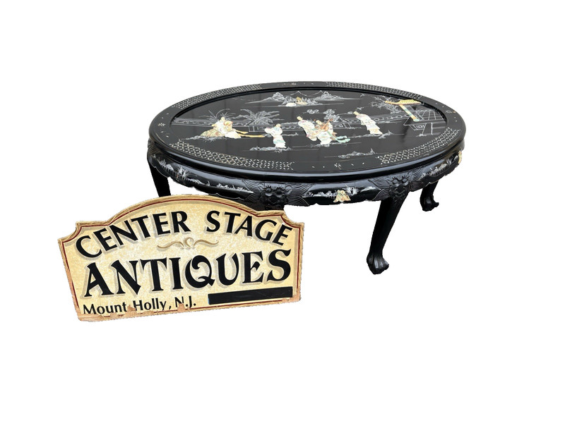 67104 Oriental Figural Coffee Table Stand