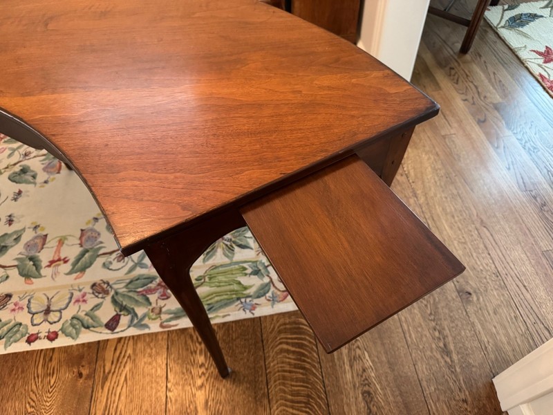 Antique English Half Moon Hunt Table gallery