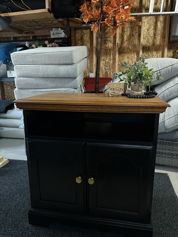 MCM Two Tone Cabinet/Side Table