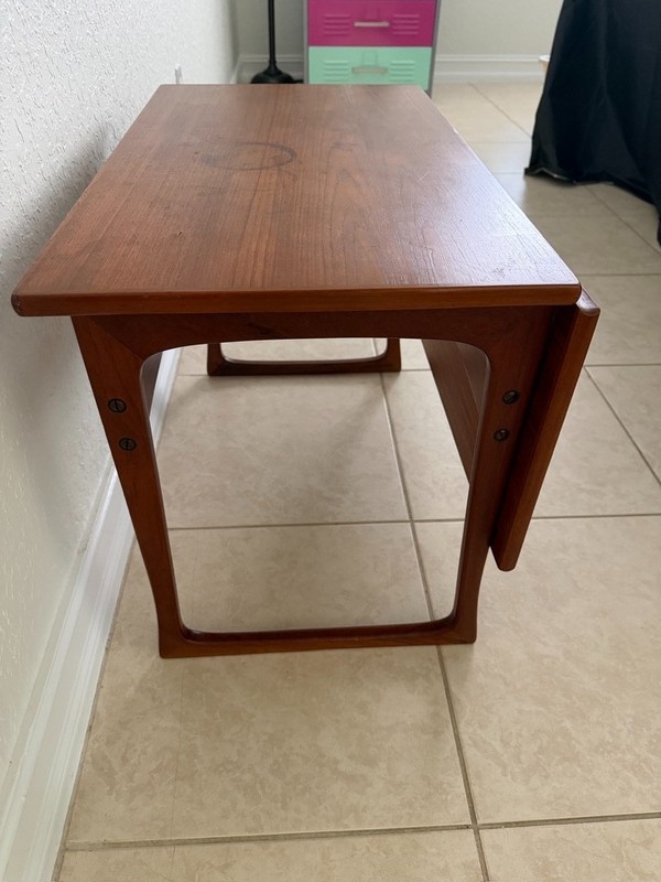 MCM Odense Mobler J. Ingvard Jensen Denmark Drop Leaf Side Table