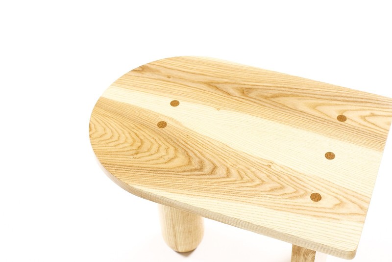 Custom Modernist Rectangular Side / End Table — Ventana — Ash + White Oak gallery