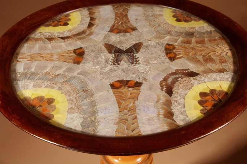  A Brazilian Butterfly Table, Circa 1900-20 gallery