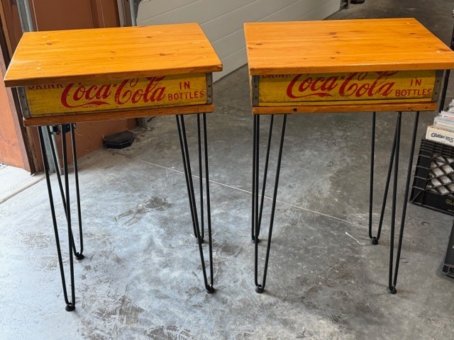 Coca Cola Wooden Crate Side Table gallery