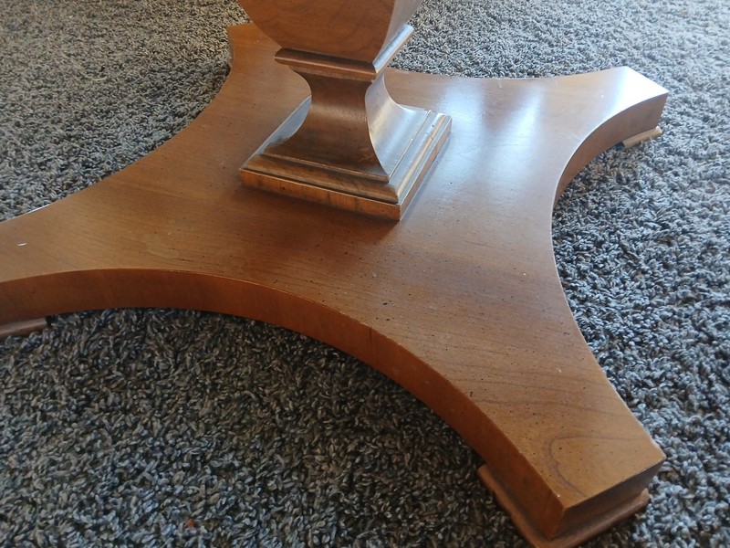 VINTAGE Lane Square Pedastle End Table Wood gallery