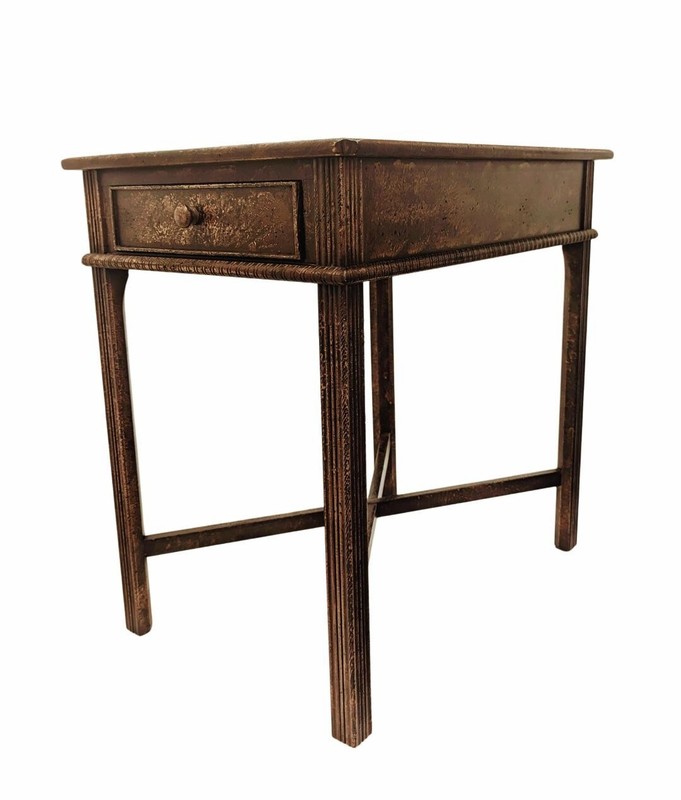 Antique Southampton end table with one drawer special design gallery