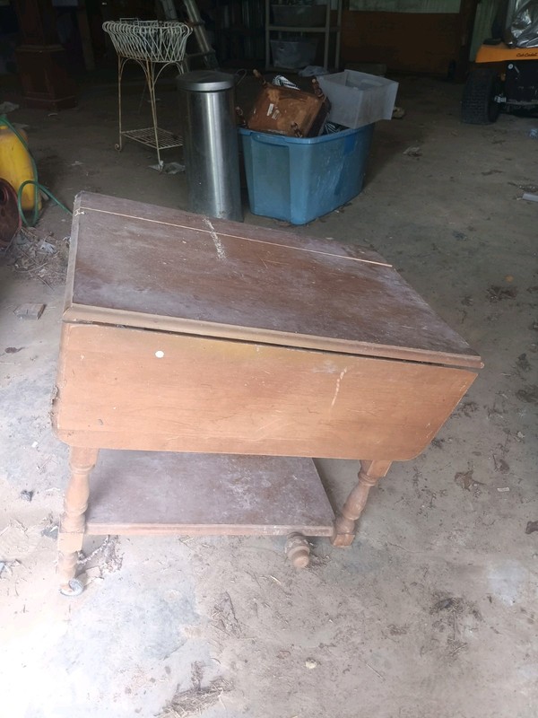 Antique Buffet Table