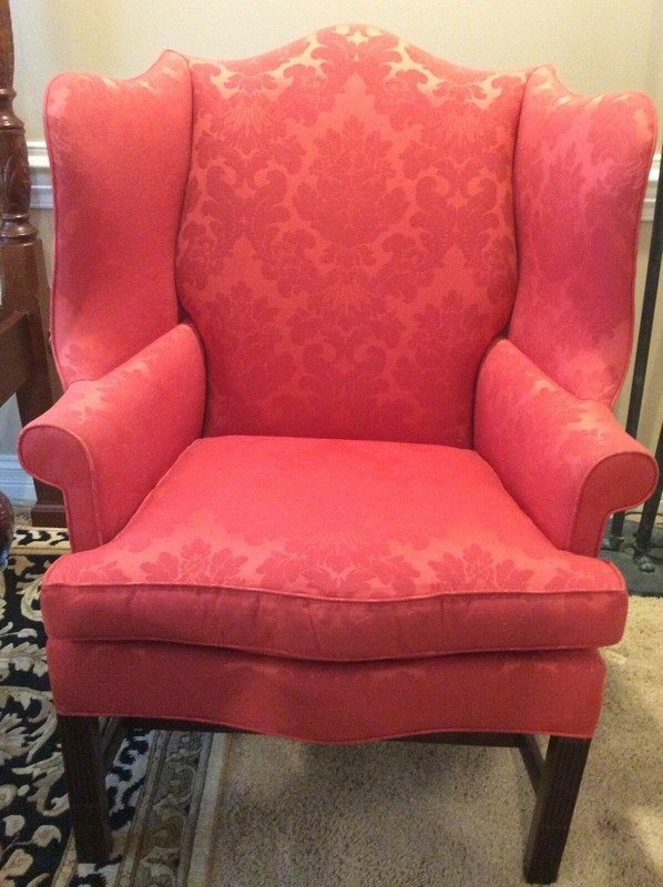 Wingback chair by Hickory