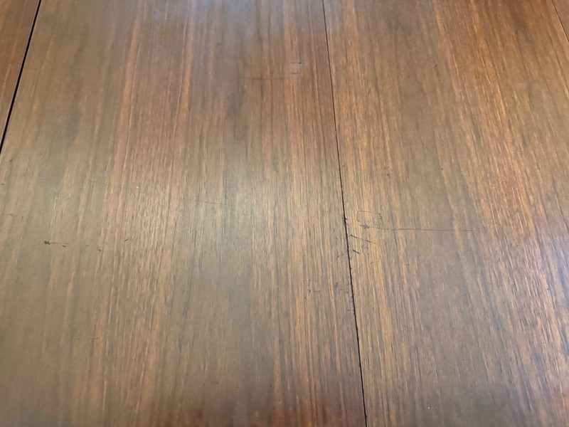 96” Paul McCobb directional Connoisseur Mahogany and Brass Dining Table gallery