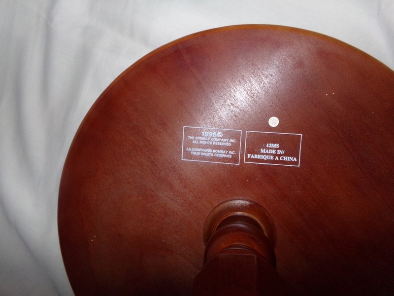 Vintage 1996 The BOMBAY Company Wooden Plant table 22"H gallery