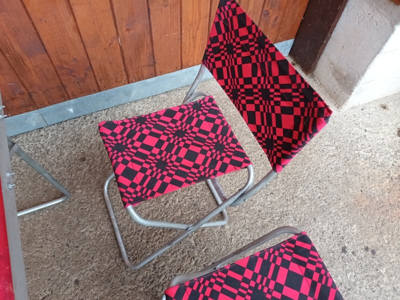 Camping Table & Chairs Camping Set Seating Vintage Oldtimer Retro 60s gallery