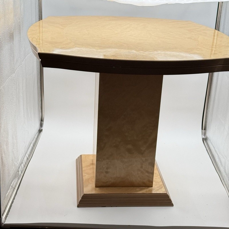 Italian Laminated Wood End Tables Made In Italy