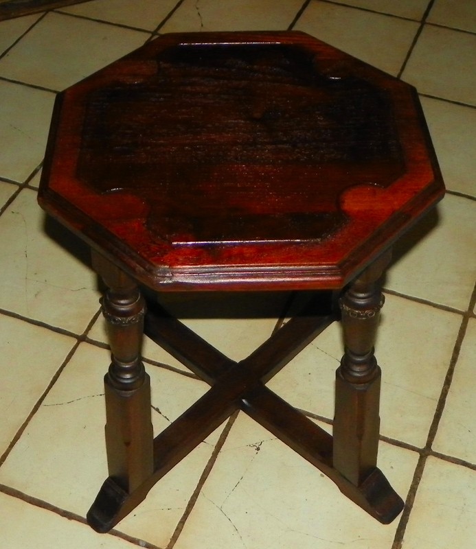 Mahgoany Plant Stand / Side Table by Lifetime (PS158) gallery