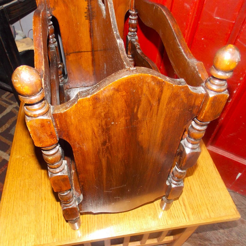 Mahogany Magazine Rack / Magazine Stand (MR-37) gallery