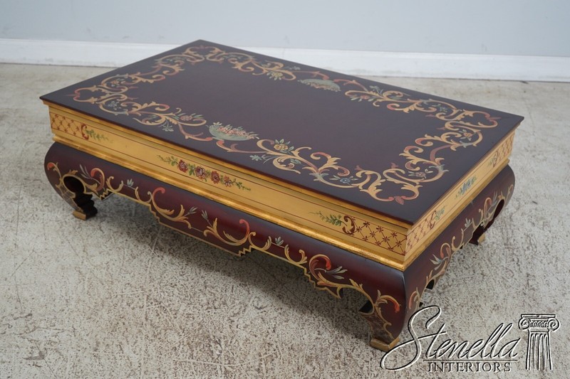 F62306EC: Stunning Hand Paint Decorated Neoclassical Finish Coffee Table gallery