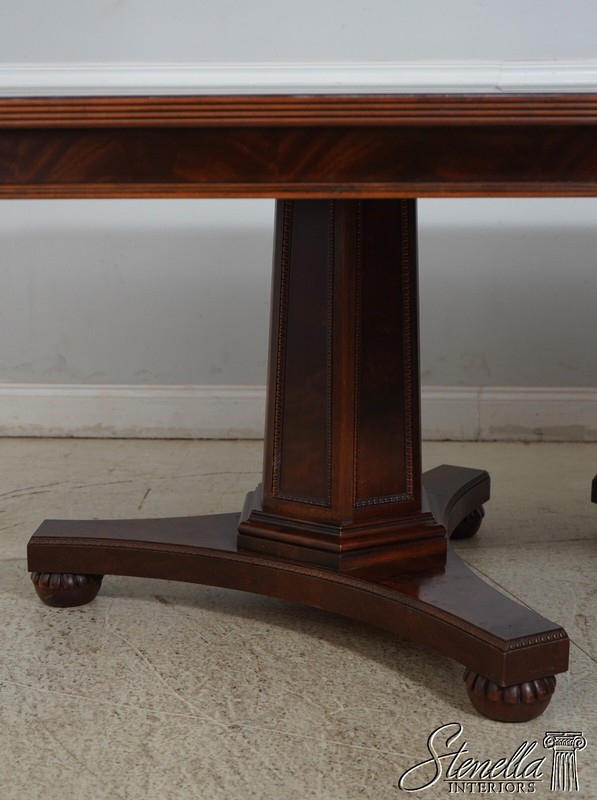 L64353EC: HENREDON Natchez Collection Mahogany Dining Room Table gallery