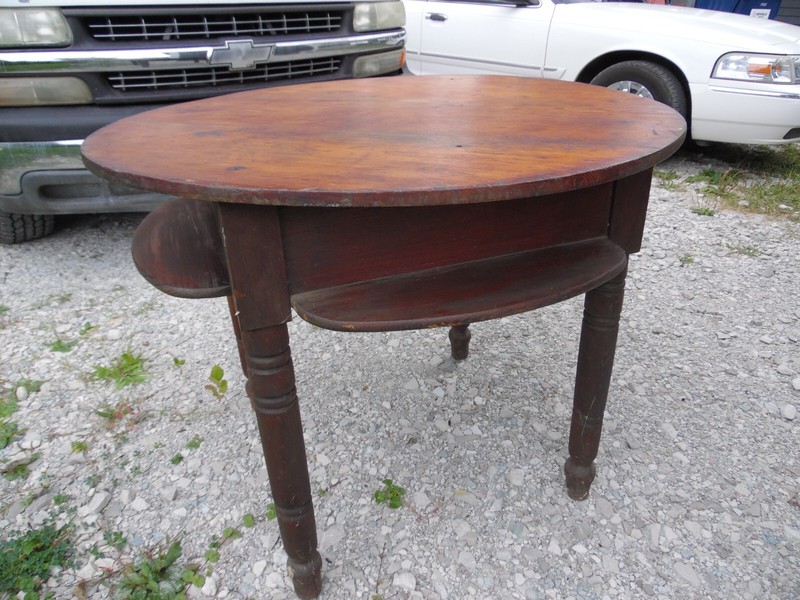 Antique Game Card Poker Table, H-30″, w-38″, Primitive, Circa 1860, very solid