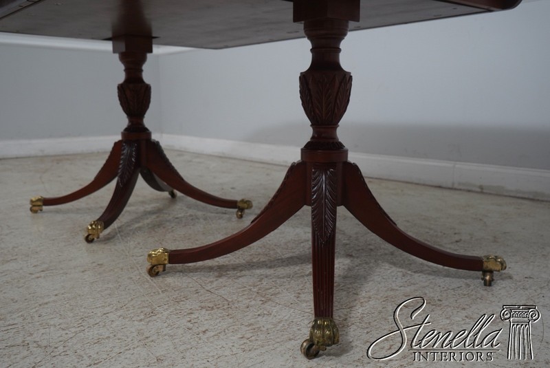 L67222: KINDEL Winterthur Collection Mahogany Dining Room Table gallery
