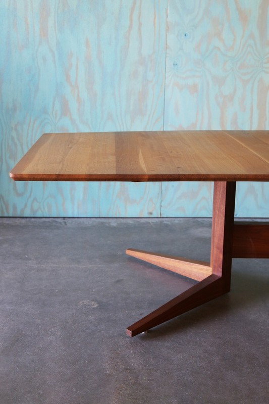 Custom Monumental Quarter Sawn Oak Conference Dining Table Studio Made gallery
